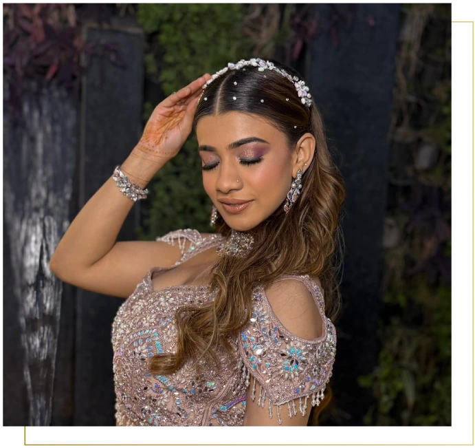 Beautiful-women-in-party-attire-and-HD-party-makeup-look-done-by-Diya-Sharma-the-top-HD-party-make-up-artist-in-Gurgaon